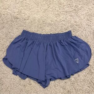 Luogongzi Blue Women's Athletic Shorts